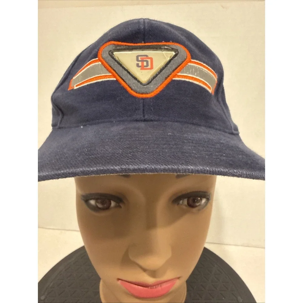 Vintage San Diego Padres Hat Cap Strap Back Blue Sports Specialties Outdoor Mens